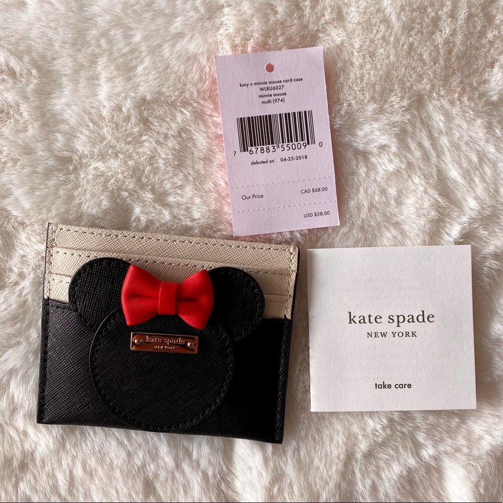 Kate spade mini mouse slim card holder - Picture 2 of 3
